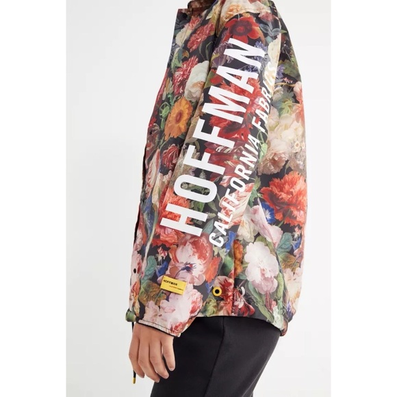 Herschel x Hoffman California Voyage Coach Floral Jacket Packable Lightweight XL - Picture 2 of 14